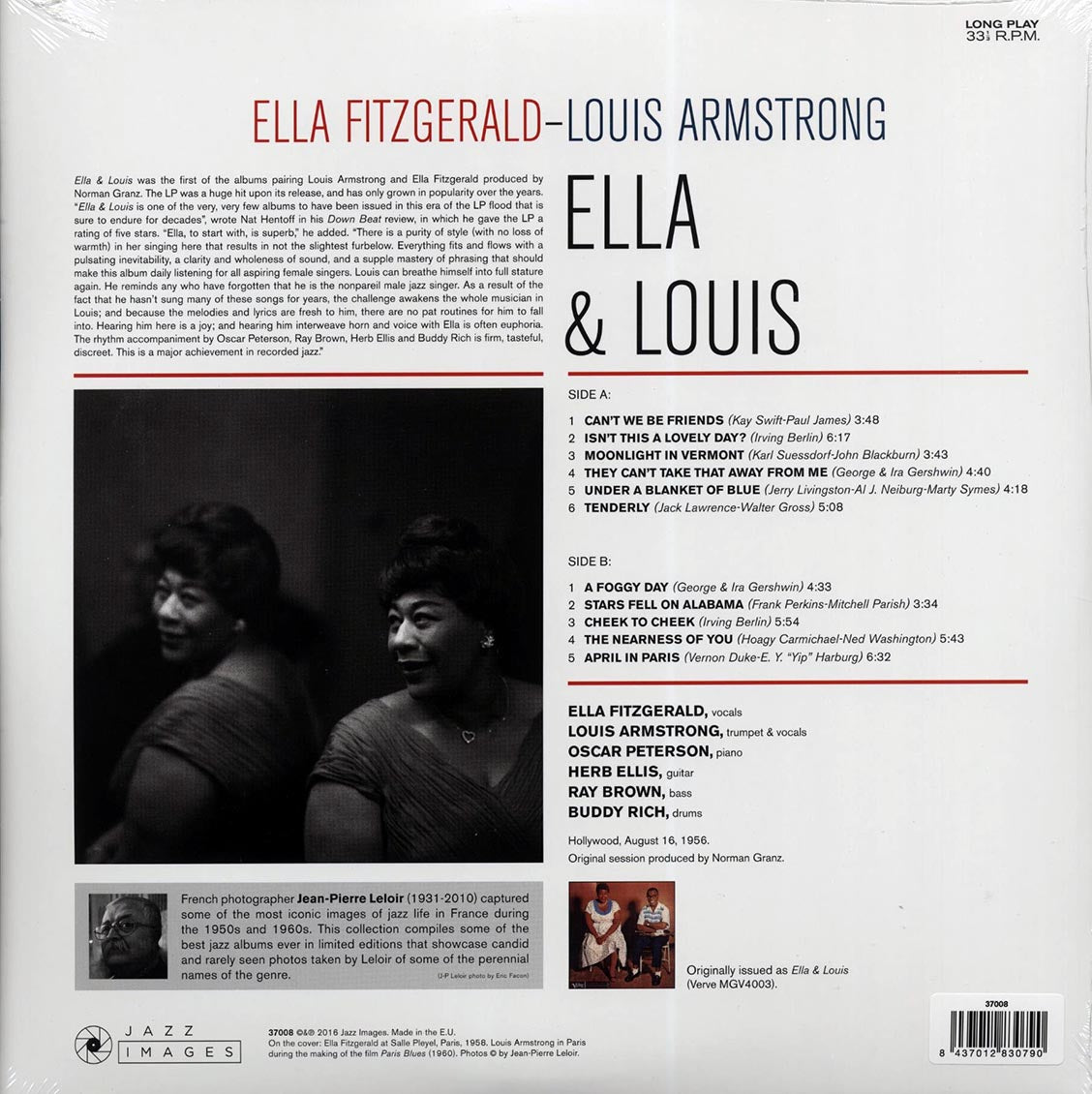 Ella Fitzgerald, Louis Armstrong - Ella & Louis (ltd. ed.) (180g) [New Vinyl Record LP]