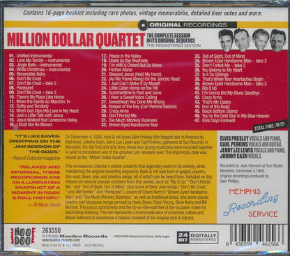 Elvis Presley, Carl Perkins, Jerry Lee Lewis, Johnny Cash - Million Dollar Quartet (incl. large booklet) (remastered) [New CD]
