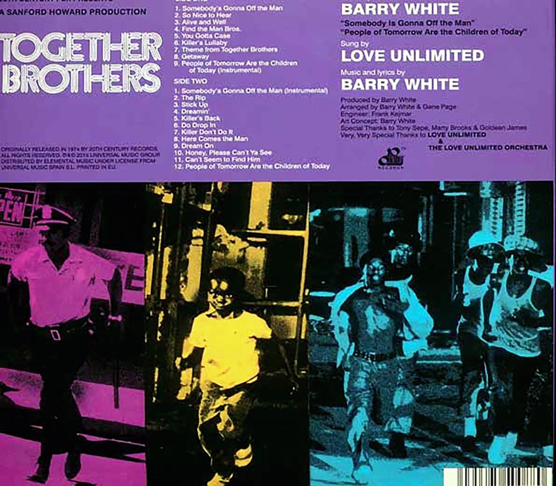 Barry White - Together Brothers: Original Motion Picture Soundtrack By The Love Unlimited Orchestra (ltd. ed.) (remastered) [New CD]