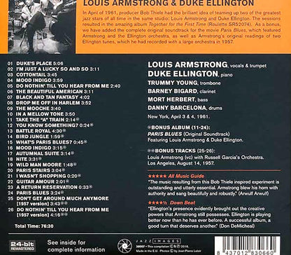 Louis Armstrong, Duke Ellington - The Great Summit (ltd. ed.) (remastered) [New CD]