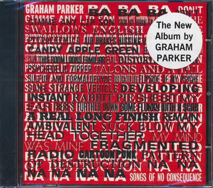 Graham Parker - Songs Of No Consequence [New CD]