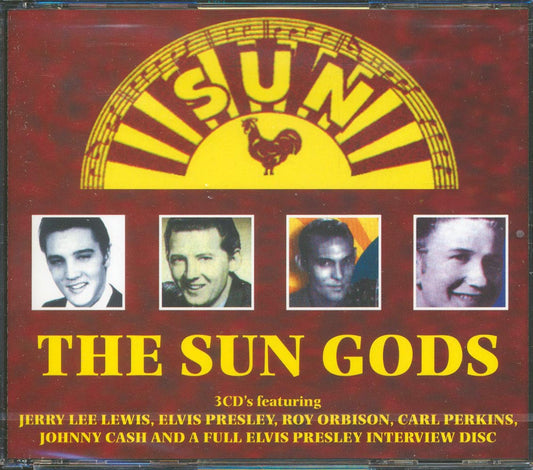Elvis Presley, Johnny Cash, Jerry Lee Lewis, Roy Orbison, Etc. - The Sun Gods (57 tracks) (3xCD) [New CD]