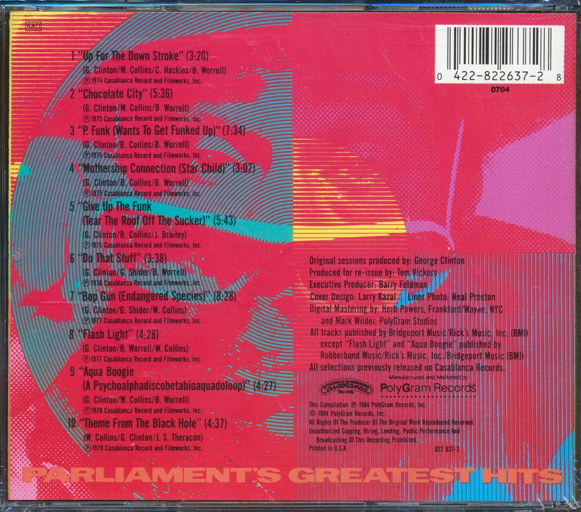 Parliament - Parliament's Greatest Hits: Uncut Funk The Bomb [New CD]