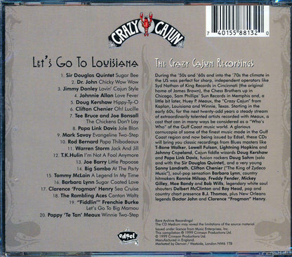 Sir Douglas Quintet, Dr. John, Jimmy Donley, Etc. - Let's Go To Louisiana: The Crazy Cajun Recordings (20 tracks) [New CD]