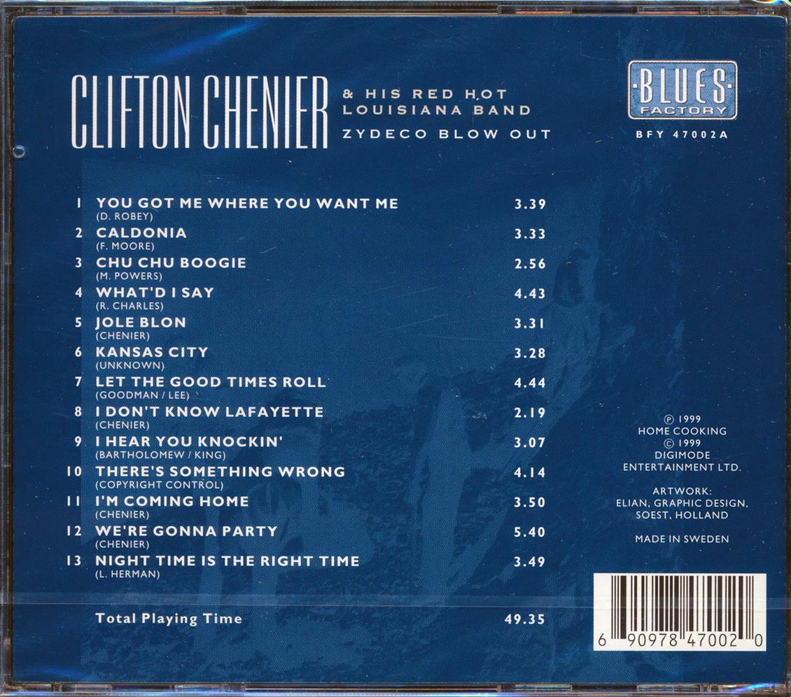 Clifton Chenier - Zydeco Blowout [New CD]
