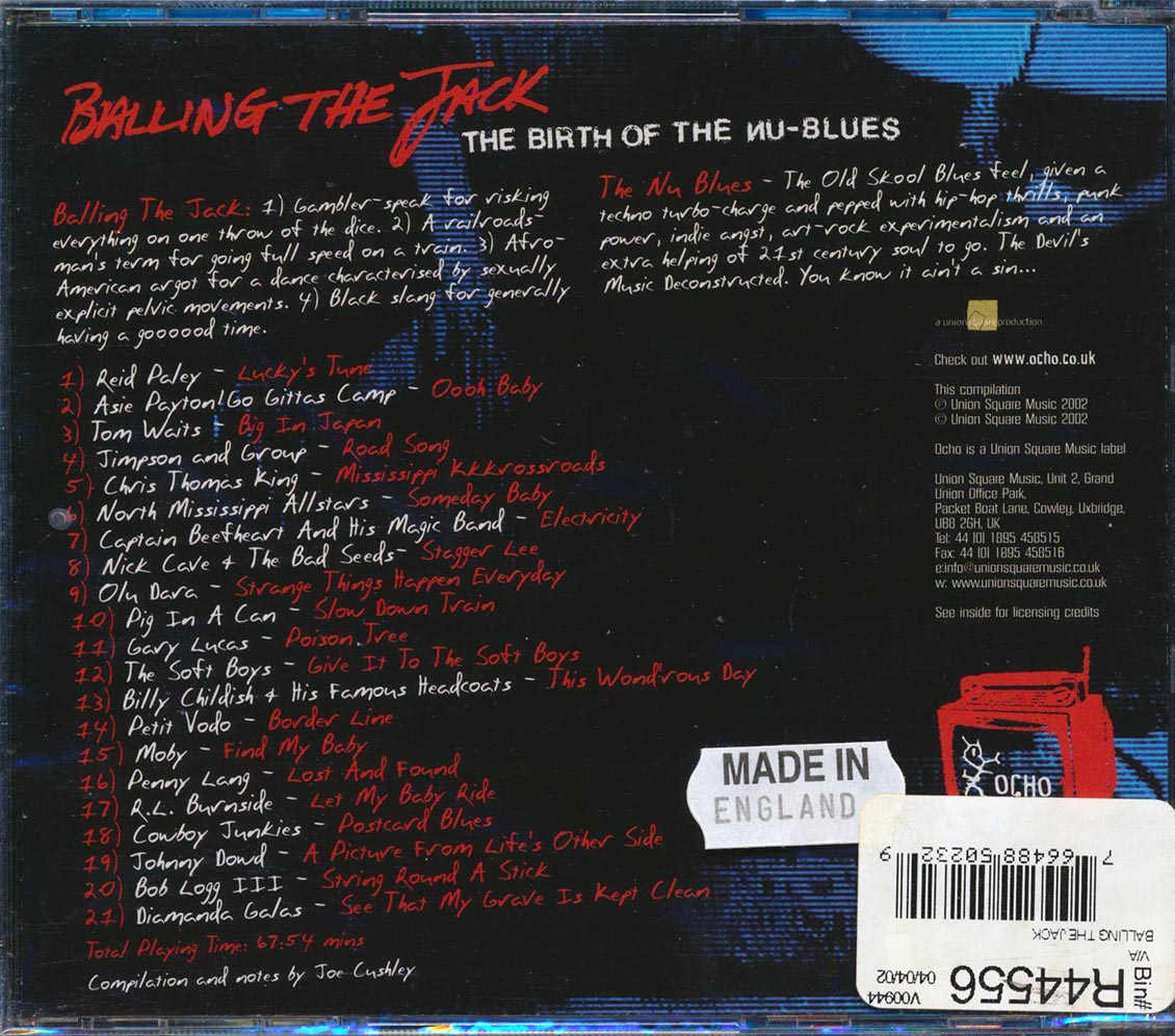 Tom Waits, Nick Cave, North Mississippi Allstars, Etc. - Balling The Jack: The Birth Of The Nu Blues (21 tracks) [New CD]