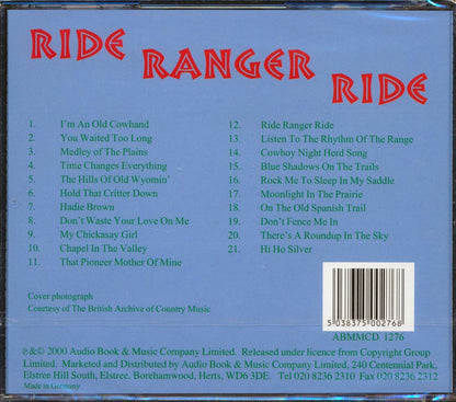 Roy Rogers - Ride Ranger Ride (21 tracks) [New CD]