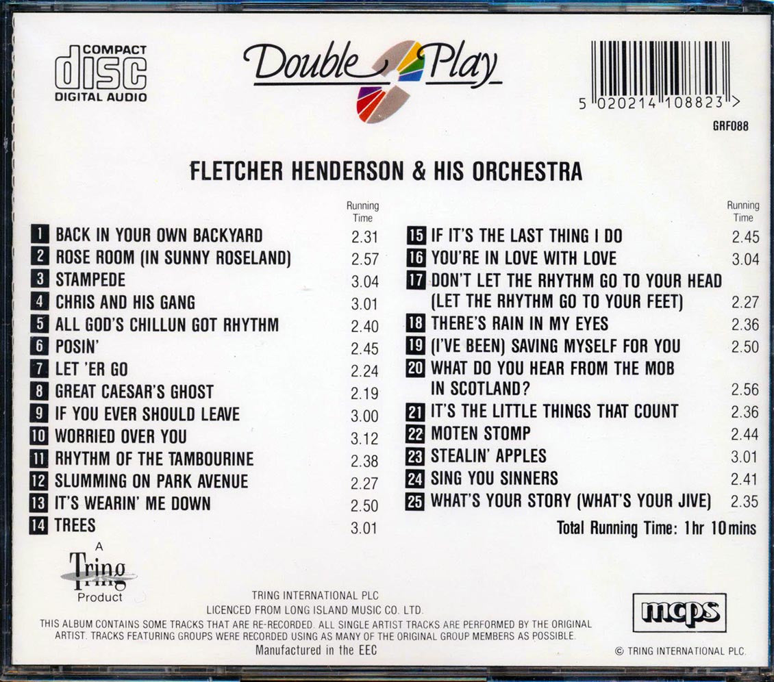 Fletcher Henderson & His Orchestra - Fletcher Henderson & His Orchestra (25 tracks) [New CD]