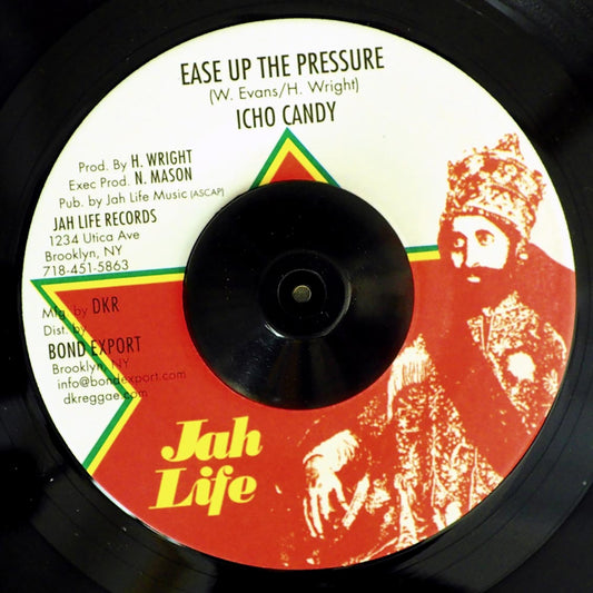 Icho Candy - Ease Up The Pressure  /  Version (rhythm: "Dennis Brown - Easy Take It Easy") [New Vinyl 7"]