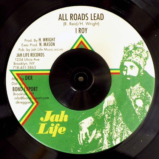 I Roy - All Roads Lead  /  Version (rhythm: "Dennis Brown - Easy Take It Easy") [New Vinyl 7"]