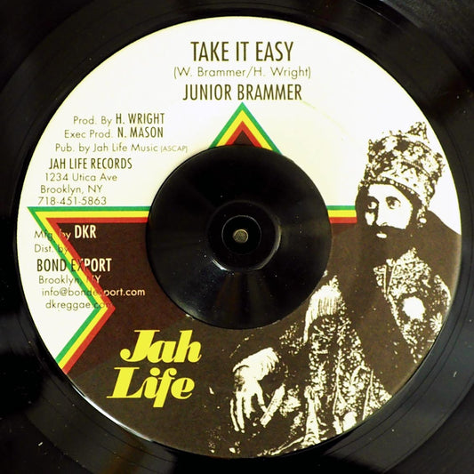 Jr. Brammer - Take It Easy  /  Version (rhythm: "Dennis Brown - Easy Take It Easy") [New] [New Vinyl 7"]