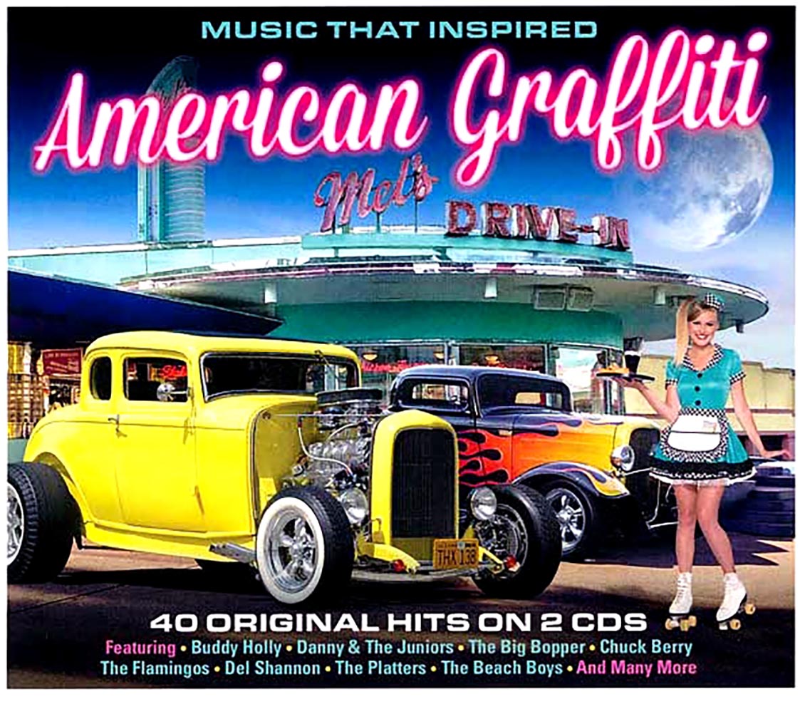Chuck Berry, Buddy Holly, Del Shannon, The Beach Boys, Etc. - Music That Inspired American Graffiti (40 tracks) (2xCD) [New CD]