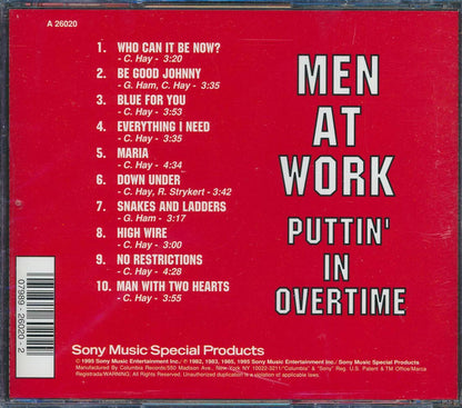 Men At Work - Puttin' In Overtime [New CD]