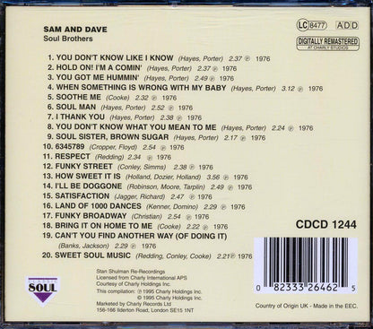 Sam & Dave - Soul Brothers [New CD]