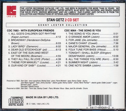 Stan Getz - With European Friends + The Song Is You (2xCD) [New CD]