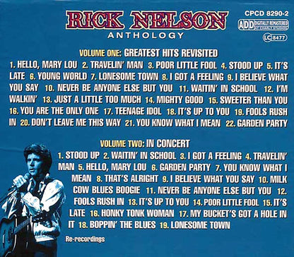 Rick Nelson - Anthology (2xCD) (incl. large booklet) [New CD]
