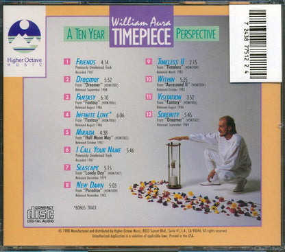 William Aura - Timepiece: A Ten Year Perspective [New CD]
