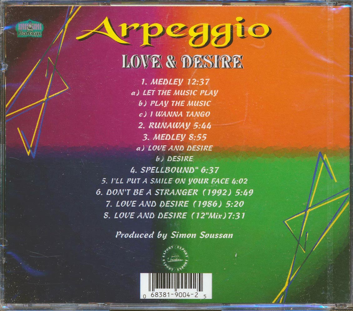 Arpeggio - Love & Desire [New CD]