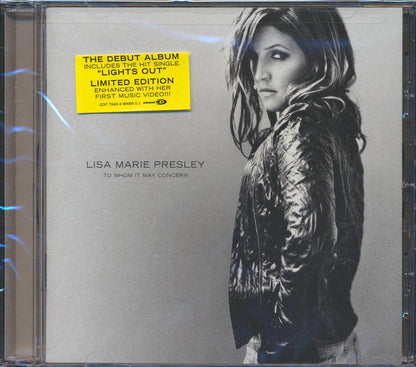 Lisa Marie Presley - To Whom It May Concern (ltd. ed.) [New CD]