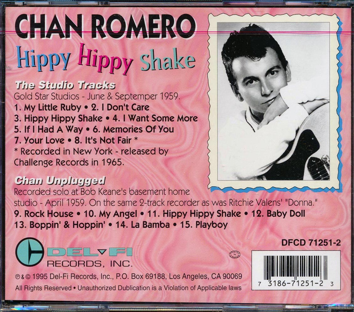Chan Romero - Hippy Hippy Shake (22 tracks) [New CD]