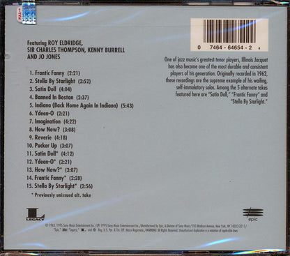 Illinois Jacquet - Illinois Jacquet (incl. large booklet) [New CD]