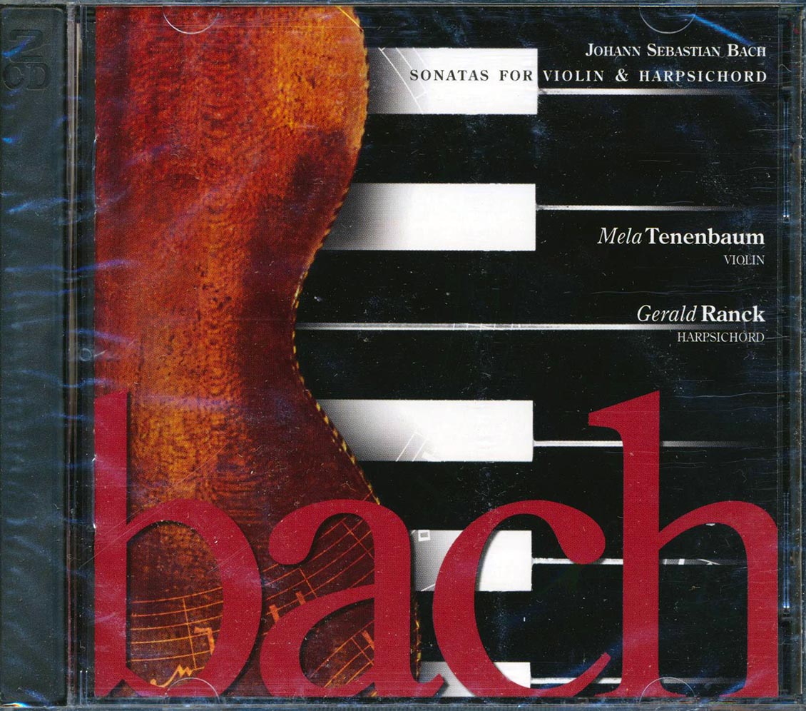 Johann Sebastian Bach, Mala Tenenbaum, Gerald Ranck - Sonatas For Violin And Harpischord (25 tracks) (2xCD) [New] [New CD]