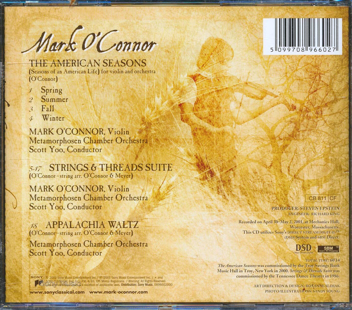 Mark O'Connor - The American Seasons [New CD]