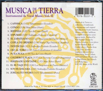 Tahuantinsuyo, Marc Ribot, Tico Da Costa, Etc. - Musica De La Tierra: Instrumental & Vocal Music Volume 2 [New CD]