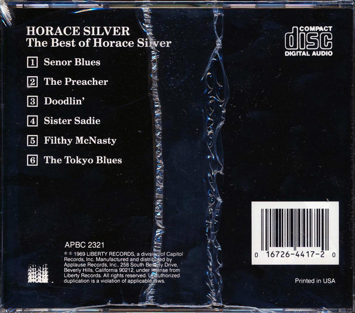 Horace Silver - The Best Of Horace Silver [New CD]