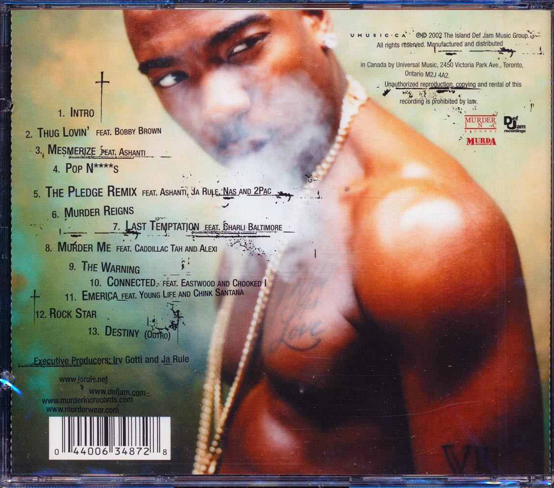 Ja Rule - The Last Temptation [New CD]