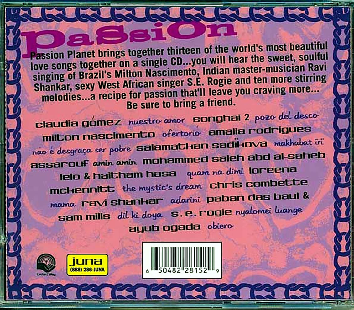 Claudia Gomez, Songhai 2, Milton Nascimento, Etc. - Passion Planet: Songs Of Love From Around The World [New CD]