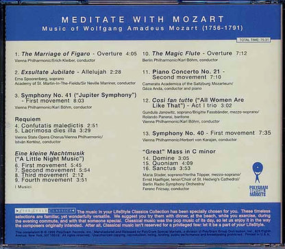 Various - Meditate With Mozart [New CD]