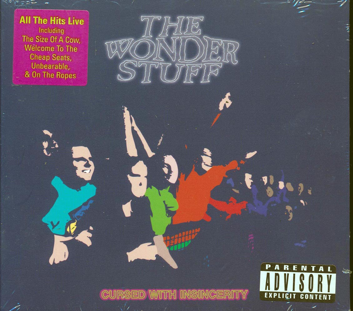 The Wonder Stuff - Cursed With Insincerity: All The Hits Live (26 tracks) (2xCD) (incl. large booklet) (deluxe 3-fold digipak) [New] [New CD]