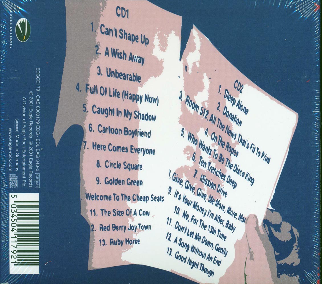 The Wonder Stuff - Cursed With Insincerity: All The Hits Live (26 tracks) (2xCD) (incl. large booklet) (deluxe 3-fold digipak) [New CD]