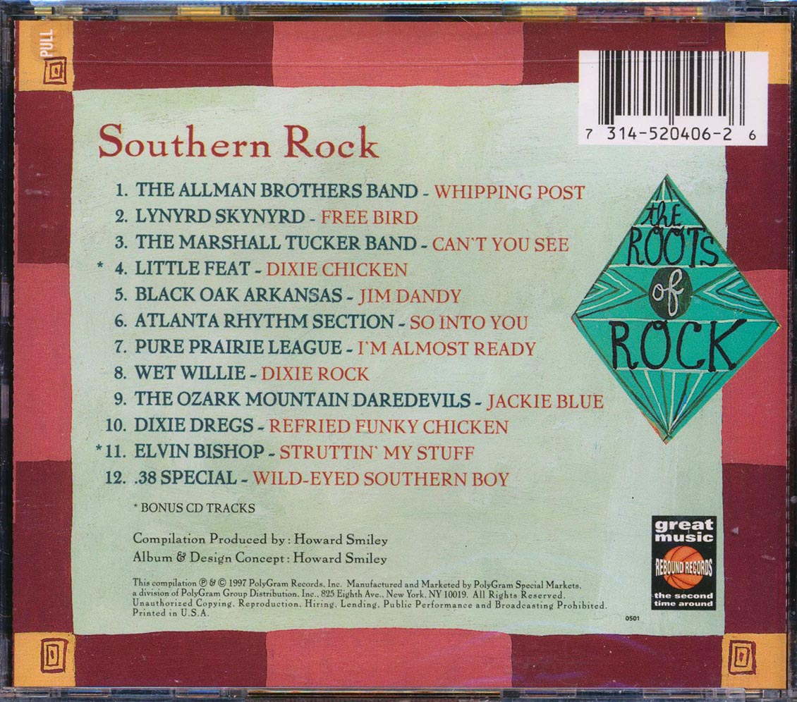 38 Special, Ozark Mountain Daredevils, The Marshall Tucker Band, Etc. - The Roots Of Rock: Southern Rock [New CD]