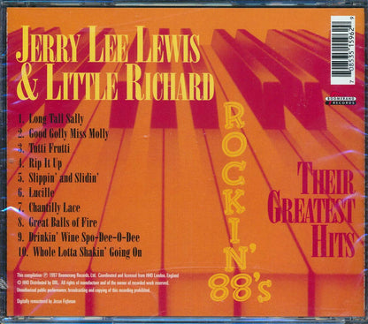 Jerry Lee Lewis, Little Richard - Rockin' 88's: Their Greatest Hits [New CD]