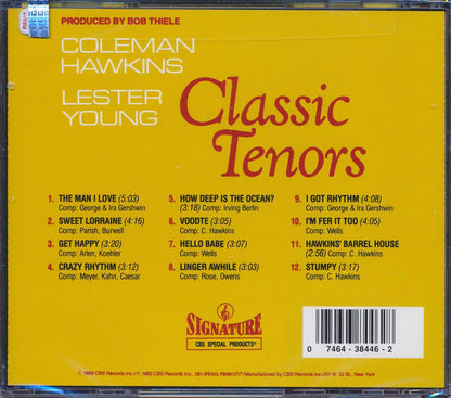 Coleman Hawkins, Lester Young - Classic Tenors [New CD]
