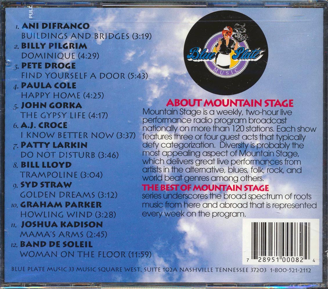 Graham Parker, John Gorka, Pete Droge, Etc. - Live From Mountain Stage Volume 8 [New CD]