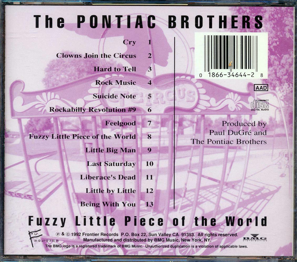 The Pontiac Brothers - Fuzzy Little Piece Of The World [New CD]