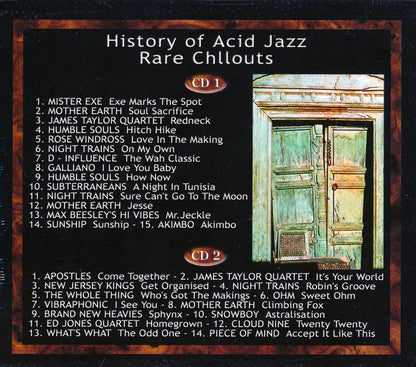 Mister Exe, Mother Earth, Apostles, Etc. - History Of Acid Jazz: Rare Chillouts (2xCD) (incl. large booklet) [New CD]