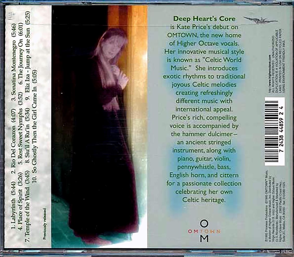 Kate Price - Deep Heart's Core [New CD]