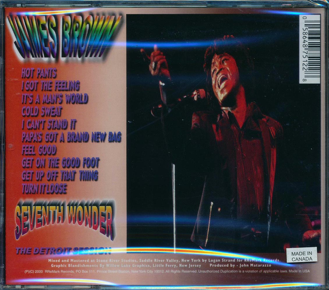 James Brown - Seventh Wonder [New CD]