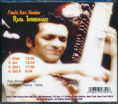 Ravi Shankar - Raga Jogeshwarl [New CD]