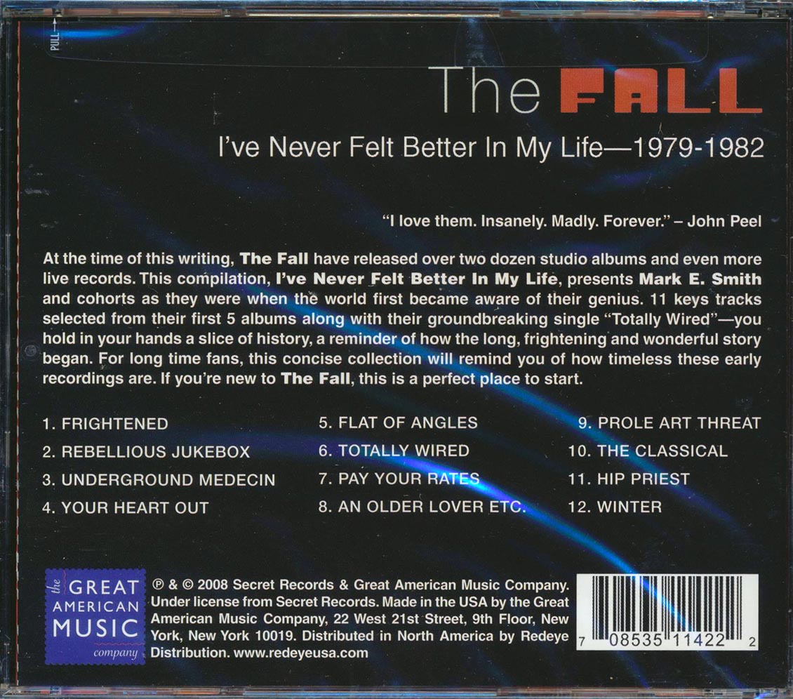 The Fall - I've Never Felt Better In My Life 1979-1982 [New CD]