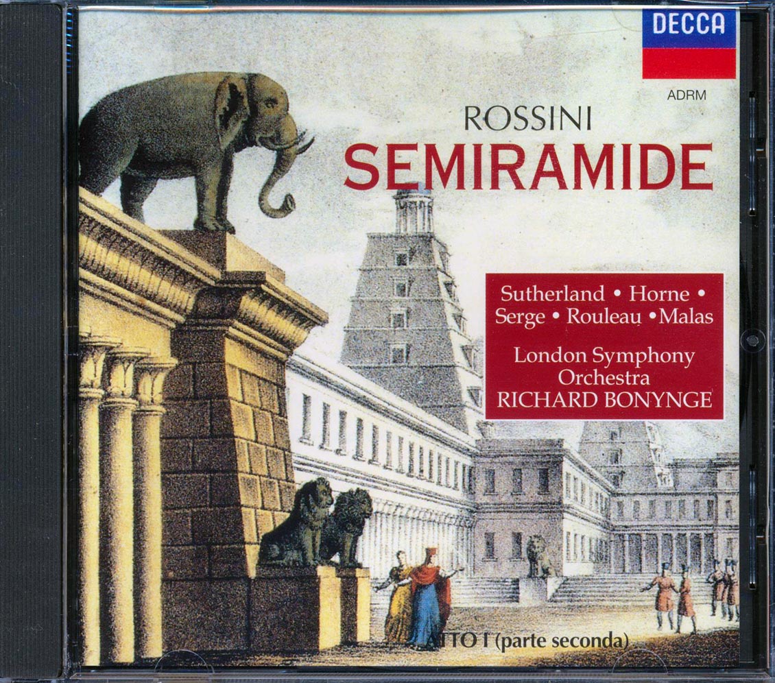 Rossini, Sutherland, Horne, Serge, Rouleau, Malas, London Symphony Orchestra - Semiramide [New] [New CD]