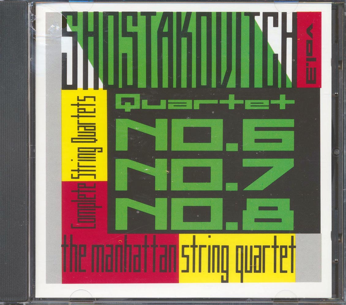 Dmitri Shostakovitch, Manhattan String Quartet - The Complete String Quartets Volume 3 [New] [New CD]