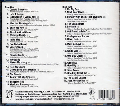 Stacey Earle, Mark Stuart - Must Be Live (36 tracks) (2xCD) [New CD]