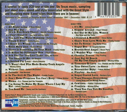 Johnny Copeland, Sir Douglas Quintet, Barbara Lynn, Roy Head, Etc. - Lone Star Jukebox: Two Decades Of Texas Treats (40 tracks) (2xCD) (incl. large booklet) [New CD]
