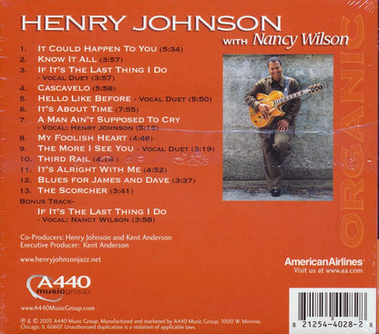 Henry Johnson, Nancy Wilson - Organic (deluxe 3-fold digipak) [New CD]