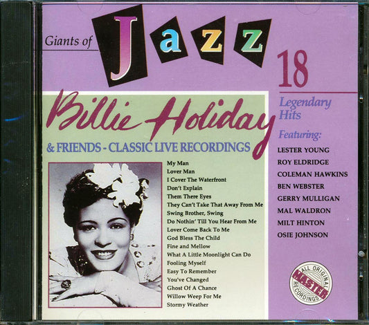 Billie Holiday & Friends - Classic Live Recordings: Giants Of Jazz [New CD]
